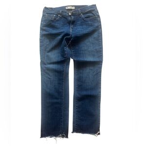 Levi’s Straight Leg, Raw Hem Jeans
